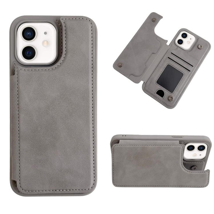 Funda para teléfono con tarjetero multifuncional y cierre magnético, For iPhone 14 Pro Max, For iPhone 13 Pro Max, For iPhone 13 Pro, For iPhone 12 / 12 Pro, For iPhone 12 Pro Max, For iPhone 11, For iPhone XR