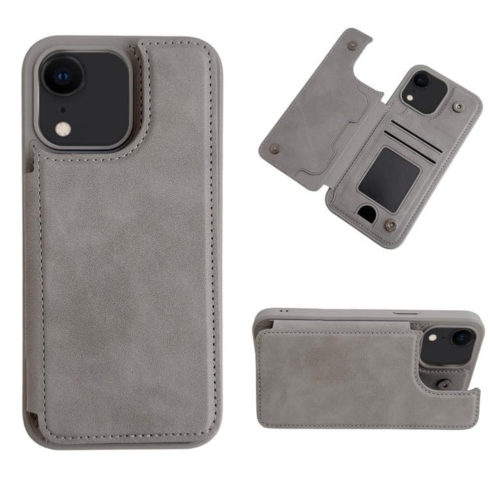 Funda para teléfono con tarjetero multifuncional y cierre magnético, For iPhone 14 Pro Max, For iPhone 13 Pro Max, For iPhone 13 Pro, For iPhone 12 / 12 Pro, For iPhone 12 Pro Max, For iPhone 11, For iPhone XR