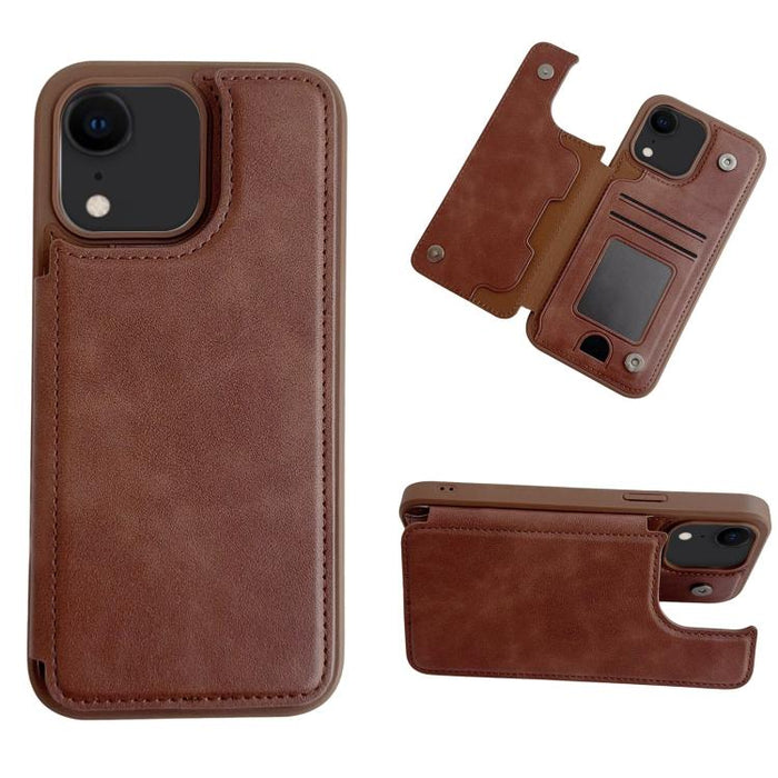 Funda para teléfono con tarjetero multifuncional y cierre magnético, For iPhone 14 Pro Max, For iPhone 13 Pro Max, For iPhone 13 Pro, For iPhone 12 / 12 Pro, For iPhone 12 Pro Max, For iPhone 11, For iPhone XR