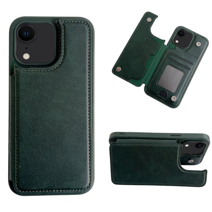 Funda para teléfono con tarjetero multifuncional y cierre magnético, For iPhone 14 Pro Max, For iPhone 13 Pro Max, For iPhone 13 Pro, For iPhone 12 / 12 Pro, For iPhone 12 Pro Max, For iPhone 11, For iPhone XR