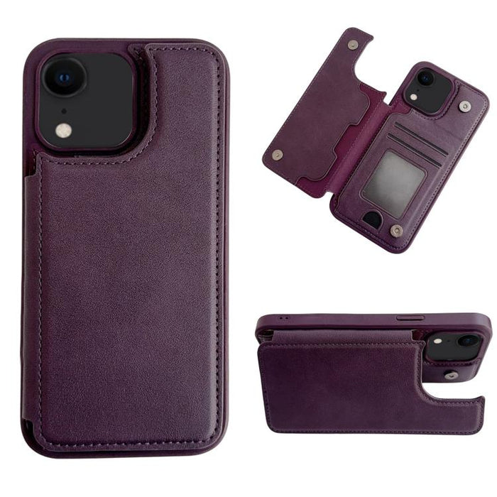 Funda para teléfono con tarjetero multifuncional y cierre magnético, For iPhone 14 Pro Max, For iPhone 13 Pro Max, For iPhone 13 Pro, For iPhone 12 / 12 Pro, For iPhone 12 Pro Max, For iPhone 11, For iPhone XR