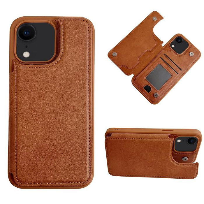 Funda para teléfono con tarjetero multifuncional y cierre magnético, For iPhone 14 Pro Max, For iPhone 13 Pro Max, For iPhone 13 Pro, For iPhone 12 / 12 Pro, For iPhone 12 Pro Max, For iPhone 11, For iPhone XR