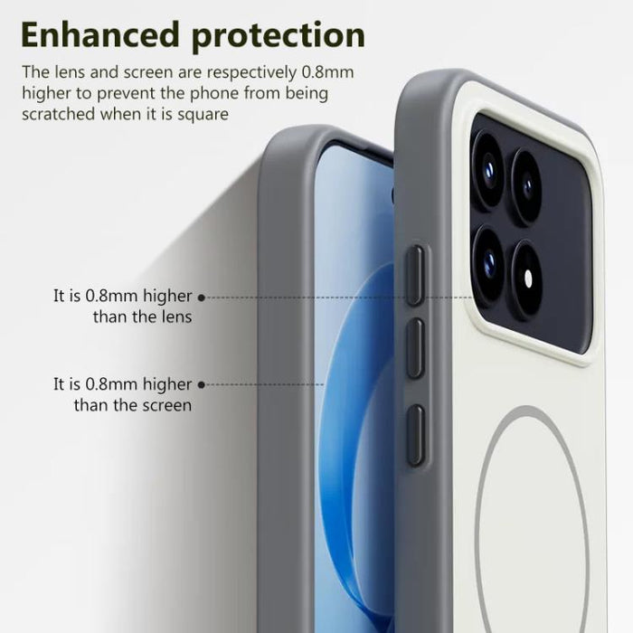 Funda magnética de cobertura total para teléfono Boundless Series con tacto de piel, For Redmi K90, For Redmi K90 Pro Max