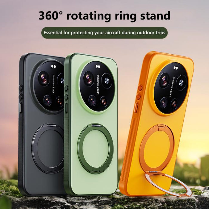 Funda para teléfono con soporte magnético y tacto suave de la serie Boundless, For Xiaomi 17 Ultra