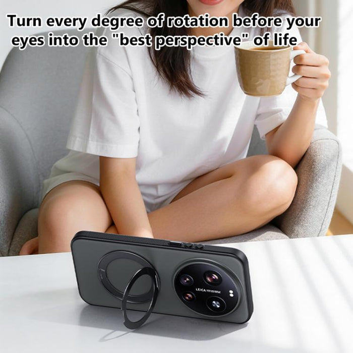 Funda para teléfono con soporte magnético y tacto suave de la serie Boundless, For Xiaomi 17 Ultra