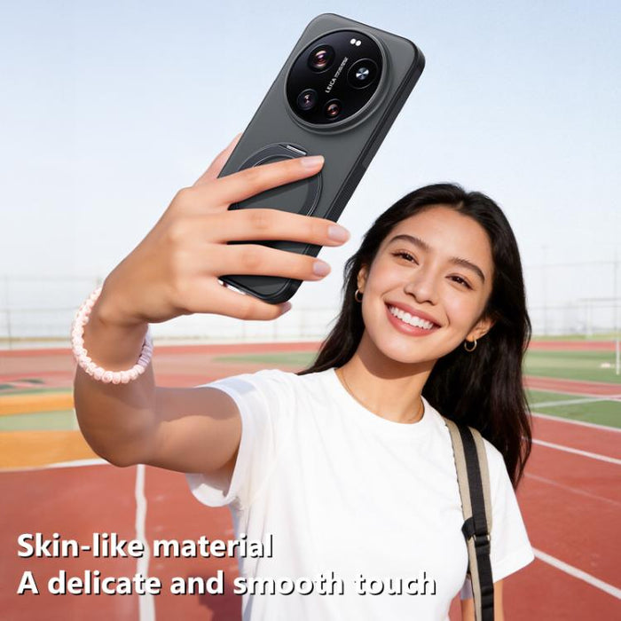 Funda para teléfono con soporte magnético y tacto suave de la serie Boundless, For Xiaomi 17 Ultra