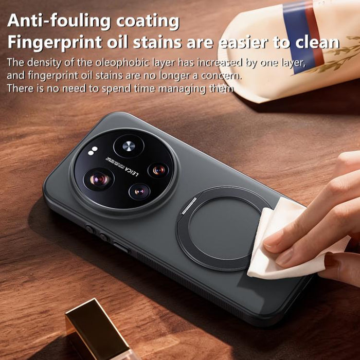 Funda para teléfono con soporte magnético y tacto suave de la serie Boundless, For Xiaomi 17 Ultra