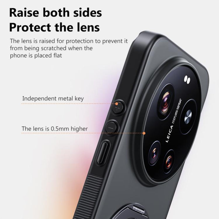 Funda para teléfono con soporte magnético y tacto suave de la serie Boundless, For Xiaomi 17 Ultra