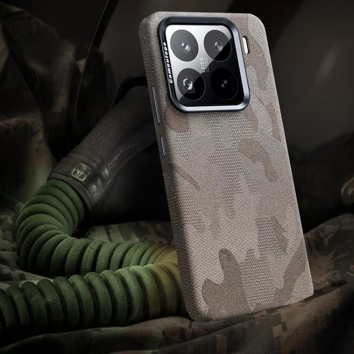 Funda magnética antigolpes con cobertura total y diseño de camuflaje para teléfono, For Xiaomi 15S Pro, For Xiaomi 15 Pro, For Xiaomi 15, For Xiaomi 14 Pro, For Xiaomi 14, For Xiaomi 13 Pro, For Xiaomi 13
