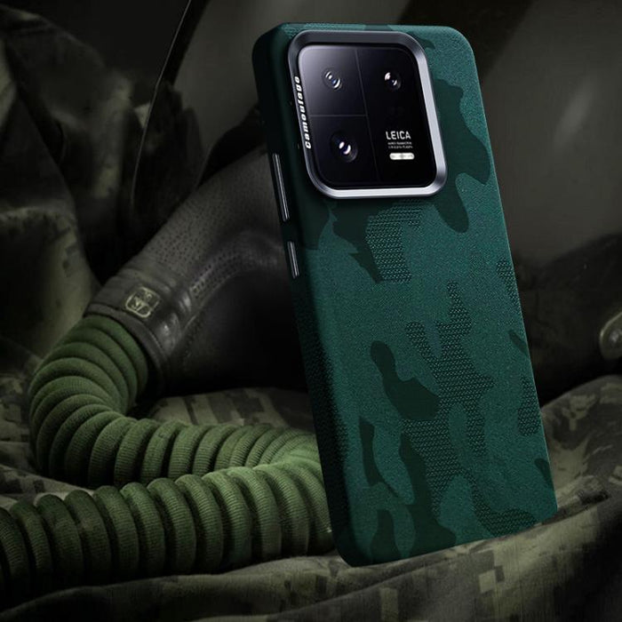 Funda magnética antigolpes con cobertura total y diseño de camuflaje para teléfono, For Xiaomi 15S Pro, For Xiaomi 15 Pro, For Xiaomi 15, For Xiaomi 14 Pro, For Xiaomi 14, For Xiaomi 13 Pro, For Xiaomi 13