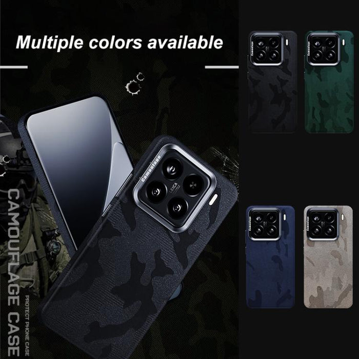 Funda magnética antigolpes con cobertura total y diseño de camuflaje para teléfono, For Xiaomi 15S Pro, For Xiaomi 15 Pro, For Xiaomi 15, For Xiaomi 14 Pro, For Xiaomi 14, For Xiaomi 13 Pro, For Xiaomi 13