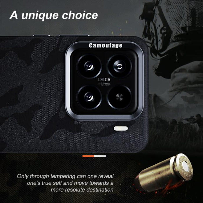 Funda magnética antigolpes con cobertura total y diseño de camuflaje para teléfono, For Xiaomi 15S Pro, For Xiaomi 15 Pro, For Xiaomi 15, For Xiaomi 14 Pro, For Xiaomi 14, For Xiaomi 13 Pro, For Xiaomi 13