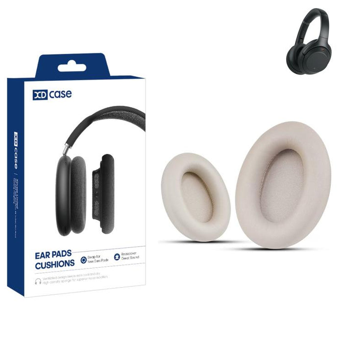 XDcase 1 par de almohadillas de repuesto de cuero proteico para auriculares con herramienta de apertura., For Sony WH-1000XM5, For Sony WH-1000XM4, For Sony WH-1000XM3