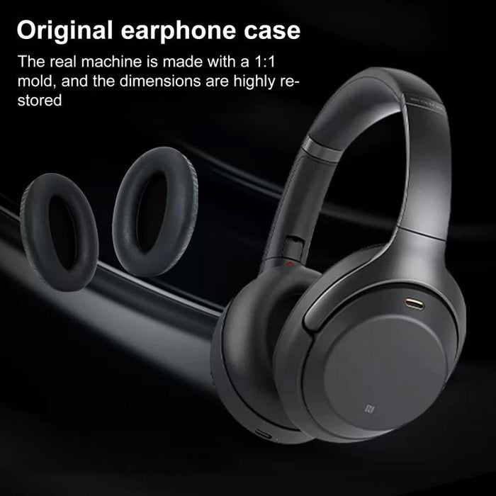XDcase 1 par de almohadillas de repuesto de cuero proteico para auriculares con herramienta de apertura., For Sony WH-1000XM5, For Sony WH-1000XM4, For Sony WH-1000XM3