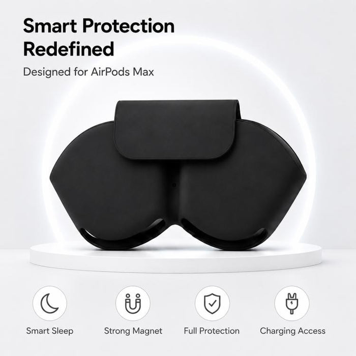 Estuche protector y de almacenamiento de silicona suave para auriculares inteligentes XDcase, For Apple AirPods Max / Max 2