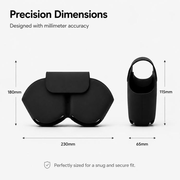 Estuche protector y de almacenamiento de silicona suave para auriculares inteligentes XDcase, For Apple AirPods Max / Max 2