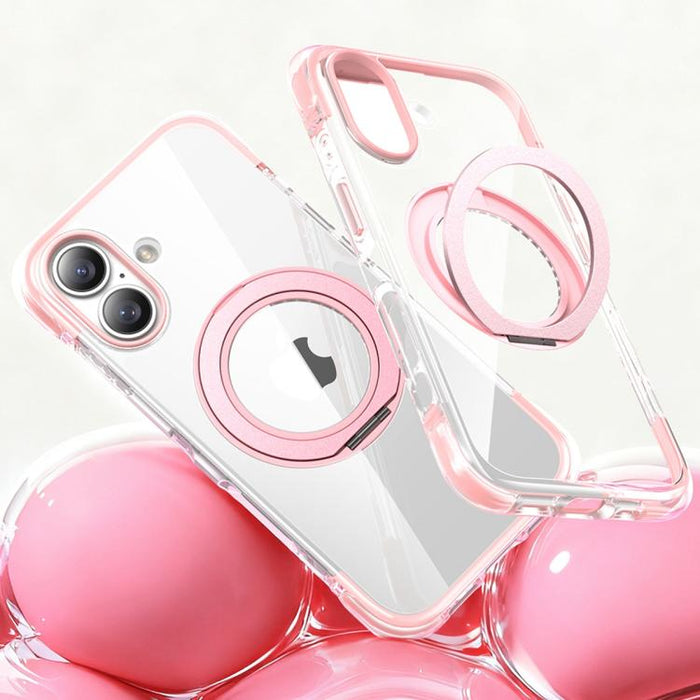 Funda para teléfono GEBEI con airbag al vacío, TPU + acrílico, soporte giratorio de 360°, magnética y resistente a los golpes., For iPhone 17 Pro Max, For iPhone 17 Pro, For iPhone 17