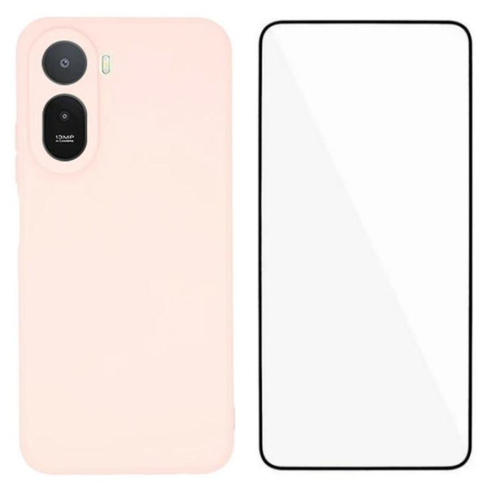 Funda para teléfono WANLONFENG de TPU suave con borde cuadrado y protector de pantalla., For Redmi A7 Pro 171mm / Poco C85x 5G, For Redmi Turbo 5 Max / Poco X8 Pro Max 5G, For Redmi Turbo 5 5G / Poco X8 Pro 5G, For Redmi Note 15 Pro+ 5G Global 163.3mm ...
