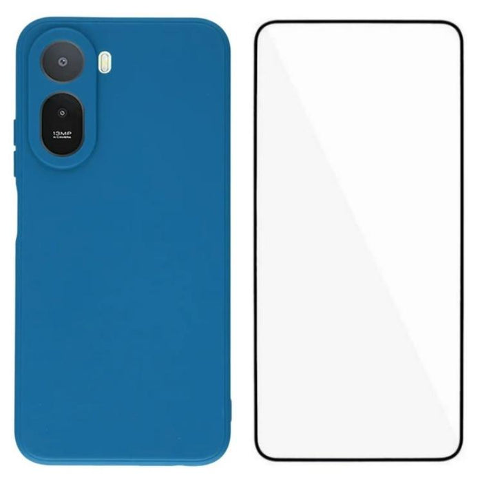 Funda para teléfono WANLONFENG de TPU suave con borde cuadrado y protector de pantalla., For Redmi A7 Pro 171mm / Poco C85x 5G, For Redmi Turbo 5 Max / Poco X8 Pro Max 5G, For Redmi Turbo 5 5G / Poco X8 Pro 5G, For Redmi Note 15 Pro+ 5G Global 163.3mm ...