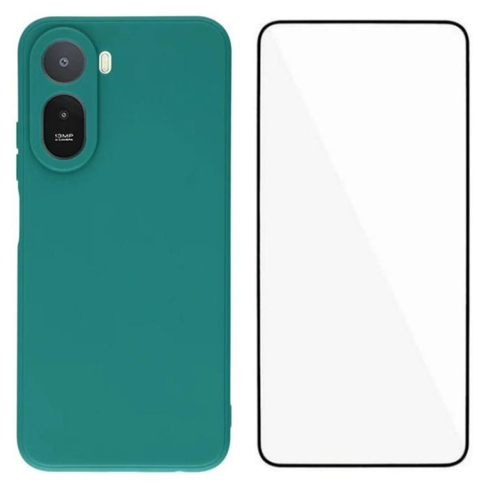 Funda para teléfono WANLONFENG de TPU suave con borde cuadrado y protector de pantalla., For Redmi A7 Pro 171mm / Poco C85x 5G, For Redmi Turbo 5 Max / Poco X8 Pro Max 5G, For Redmi Turbo 5 5G / Poco X8 Pro 5G, For Redmi Note 15 Pro+ 5G Global 163.3mm ...