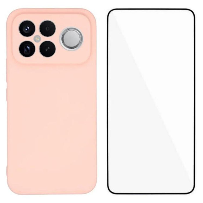 Funda para teléfono WANLONFENG de TPU suave con borde cuadrado y protector de pantalla., For Redmi A7 Pro 171mm / Poco C85x 5G, For Redmi Turbo 5 Max / Poco X8 Pro Max 5G, For Redmi Turbo 5 5G / Poco X8 Pro 5G, For Redmi Note 15 Pro+ 5G Global 163.3mm ...