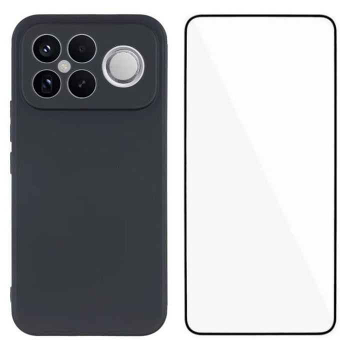 Funda para teléfono WANLONFENG de TPU suave con borde cuadrado y protector de pantalla., For Redmi A7 Pro 171mm / Poco C85x 5G, For Redmi Turbo 5 Max / Poco X8 Pro Max 5G, For Redmi Turbo 5 5G / Poco X8 Pro 5G, For Redmi Note 15 Pro+ 5G Global 163.3mm ...