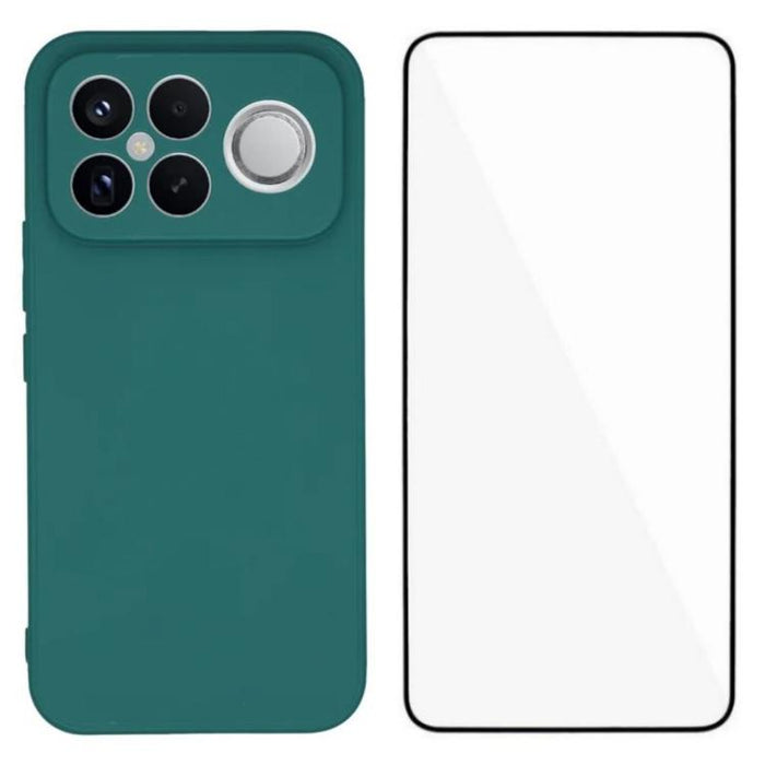 Funda para teléfono WANLONFENG de TPU suave con borde cuadrado y protector de pantalla., For Redmi A7 Pro 171mm / Poco C85x 5G, For Redmi Turbo 5 Max / Poco X8 Pro Max 5G, For Redmi Turbo 5 5G / Poco X8 Pro 5G, For Redmi Note 15 Pro+ 5G Global 163.3mm ...