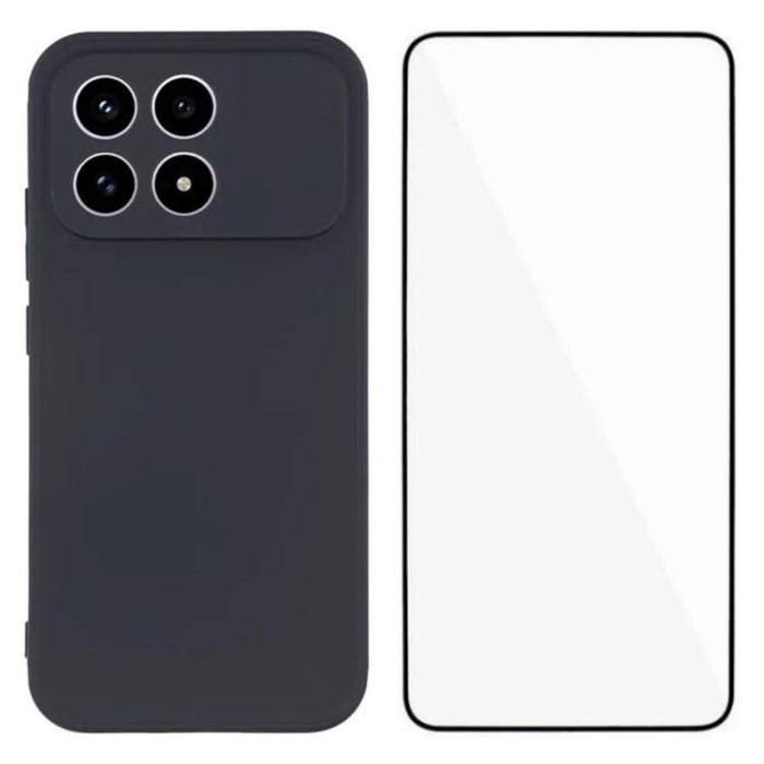 Funda para teléfono WANLONFENG de TPU suave con borde cuadrado y protector de pantalla., For Redmi A7 Pro 171mm / Poco C85x 5G, For Redmi Turbo 5 Max / Poco X8 Pro Max 5G, For Redmi Turbo 5 5G / Poco X8 Pro 5G, For Redmi Note 15 Pro+ 5G Global 163.3mm ...