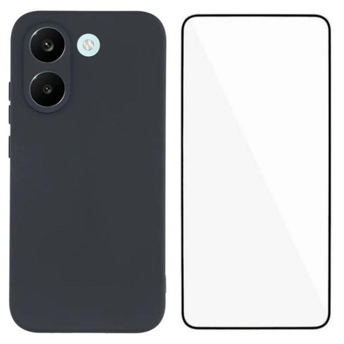 Funda para teléfono WANLONFENG de TPU suave con borde cuadrado y protector de pantalla., For Redmi A7 Pro 171mm / Poco C85x 5G, For Redmi Turbo 5 Max / Poco X8 Pro Max 5G, For Redmi Turbo 5 5G / Poco X8 Pro 5G, For Redmi Note 15 Pro+ 5G Global 163.3mm ...