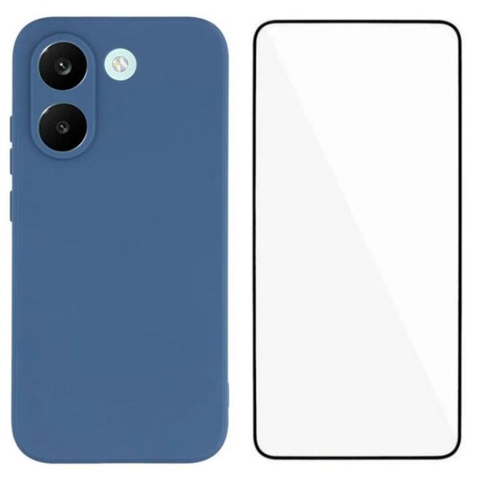 Funda para teléfono WANLONFENG de TPU suave con borde cuadrado y protector de pantalla., For Redmi A7 Pro 171mm / Poco C85x 5G, For Redmi Turbo 5 Max / Poco X8 Pro Max 5G, For Redmi Turbo 5 5G / Poco X8 Pro 5G, For Redmi Note 15 Pro+ 5G Global 163.3mm ...