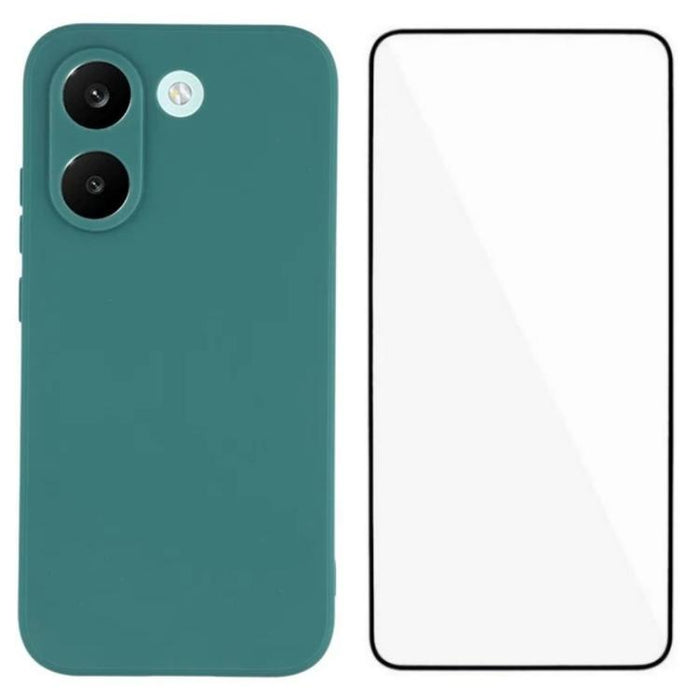 Funda para teléfono WANLONFENG de TPU suave con borde cuadrado y protector de pantalla., For Redmi A7 Pro 171mm / Poco C85x 5G, For Redmi Turbo 5 Max / Poco X8 Pro Max 5G, For Redmi Turbo 5 5G / Poco X8 Pro 5G, For Redmi Note 15 Pro+ 5G Global 163.3mm ...