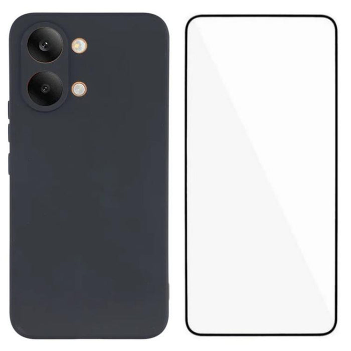 Funda para teléfono WANLONFENG de TPU suave con borde cuadrado y protector de pantalla., For Redmi A7 Pro 171mm / Poco C85x 5G, For Redmi Turbo 5 Max / Poco X8 Pro Max 5G, For Redmi Turbo 5 5G / Poco X8 Pro 5G, For Redmi Note 15 Pro+ 5G Global 163.3mm ...