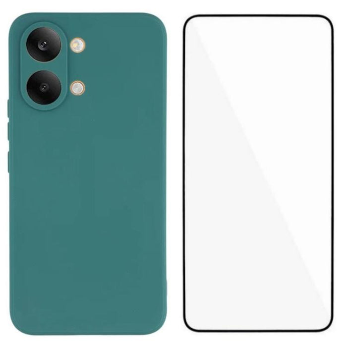 Funda para teléfono WANLONFENG de TPU suave con borde cuadrado y protector de pantalla., For Redmi A7 Pro 171mm / Poco C85x 5G, For Redmi Turbo 5 Max / Poco X8 Pro Max 5G, For Redmi Turbo 5 5G / Poco X8 Pro 5G, For Redmi Note 15 Pro+ 5G Global 163.3mm ...