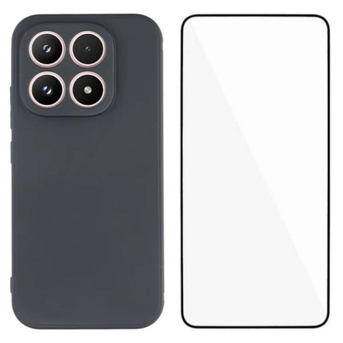 Funda para teléfono WANLONFENG de TPU suave con borde cuadrado y protector de pantalla., For Redmi A7 Pro 171mm / Poco C85x 5G, For Redmi Turbo 5 Max / Poco X8 Pro Max 5G, For Redmi Turbo 5 5G / Poco X8 Pro 5G, For Redmi Note 15 Pro+ 5G Global 163.3mm ...