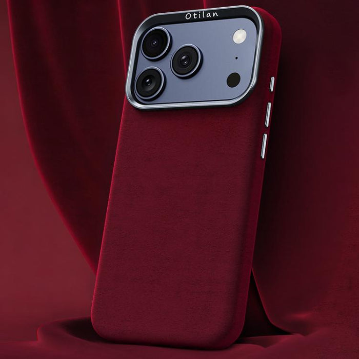Funda magnética de microfibra y cuero sintético para teléfono móvil de la serie Ottilan, con cobertura total., For iPhone 17 Pro Max, For iPhone 17 Pro, For iPhone 17, For iPhone 16 Pro Max, For iPhone 16 Pro, For iPhone 16 Plus, For iPhone 16         ...