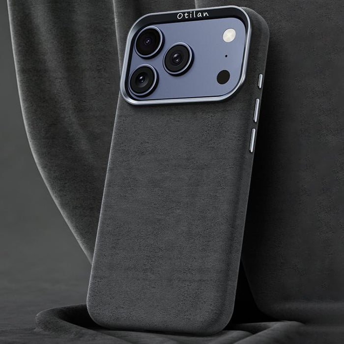 Funda magnética de microfibra y cuero sintético para teléfono móvil de la serie Ottilan, con cobertura total., For iPhone 17 Pro Max, For iPhone 17 Pro, For iPhone 17, For iPhone 16 Pro Max, For iPhone 16 Pro, For iPhone 16 Plus, For iPhone 16         ...