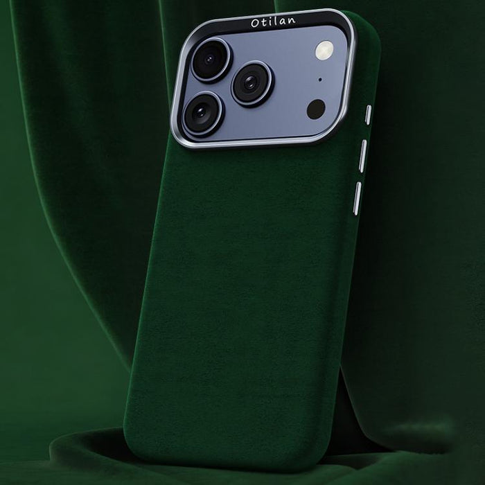 Funda magnética de microfibra y cuero sintético para teléfono móvil de la serie Ottilan, con cobertura total., For iPhone 17 Pro Max, For iPhone 17 Pro, For iPhone 17, For iPhone 16 Pro Max, For iPhone 16 Pro, For iPhone 16 Plus, For iPhone 16         ...