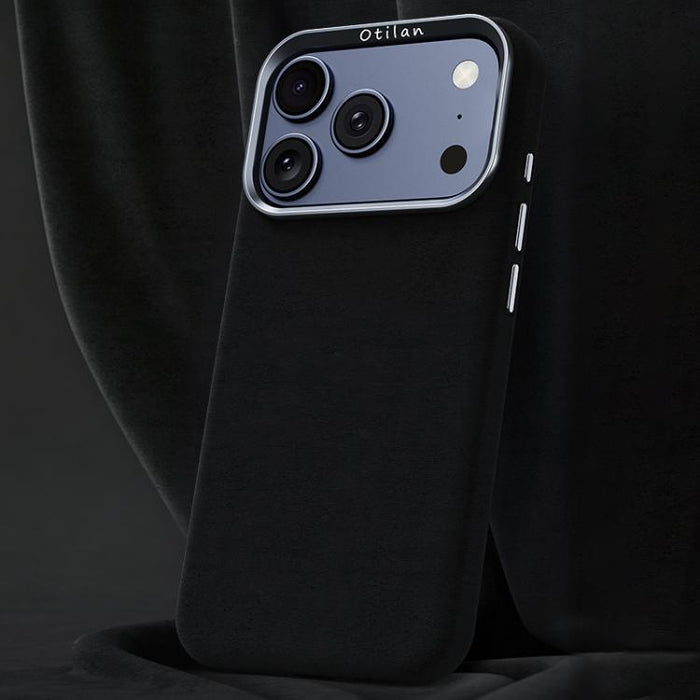 Funda magnética de microfibra y cuero sintético para teléfono móvil de la serie Ottilan, con cobertura total., For iPhone 17 Pro Max, For iPhone 17 Pro, For iPhone 17, For iPhone 16 Pro Max, For iPhone 16 Pro, For iPhone 16 Plus, For iPhone 16         ...