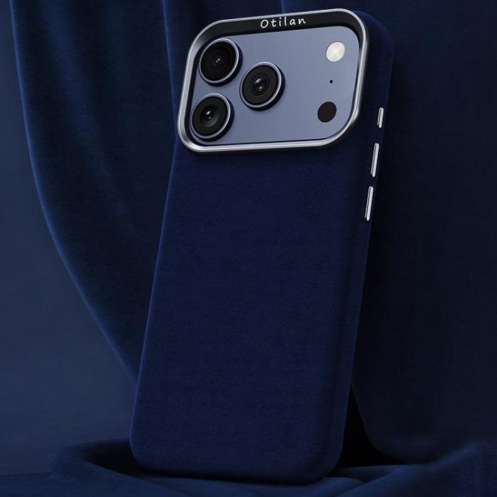 Funda magnética de microfibra y cuero sintético para teléfono móvil de la serie Ottilan, con cobertura total., For iPhone 17 Pro Max, For iPhone 17 Pro, For iPhone 17, For iPhone 16 Pro Max, For iPhone 16 Pro, For iPhone 16 Plus, For iPhone 16         ...