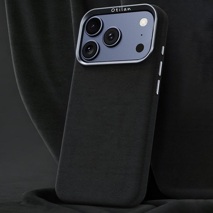 Funda magnética de microfibra y cuero sintético para teléfono móvil de la serie Ottilan, con cobertura total., For iPhone 17 Pro Max, For iPhone 17 Pro, For iPhone 17, For iPhone 16 Pro Max, For iPhone 16 Pro, For iPhone 16 Plus, For iPhone 16         ...