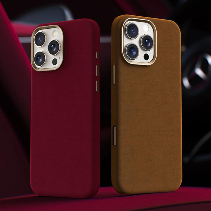 Funda magnética de microfibra y cuero sintético para teléfono móvil de la serie Ottilan, con cobertura total., For iPhone 14 Pro, For iPhone 14 Pro Max, For iPhone 13 Pro Max, For iPhone 13 Pro