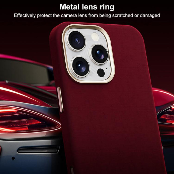 Funda magnética de microfibra y cuero sintético para teléfono móvil de la serie Ottilan, con cobertura total., For iPhone 14 Pro, For iPhone 14 Pro Max, For iPhone 13 Pro Max, For iPhone 13 Pro