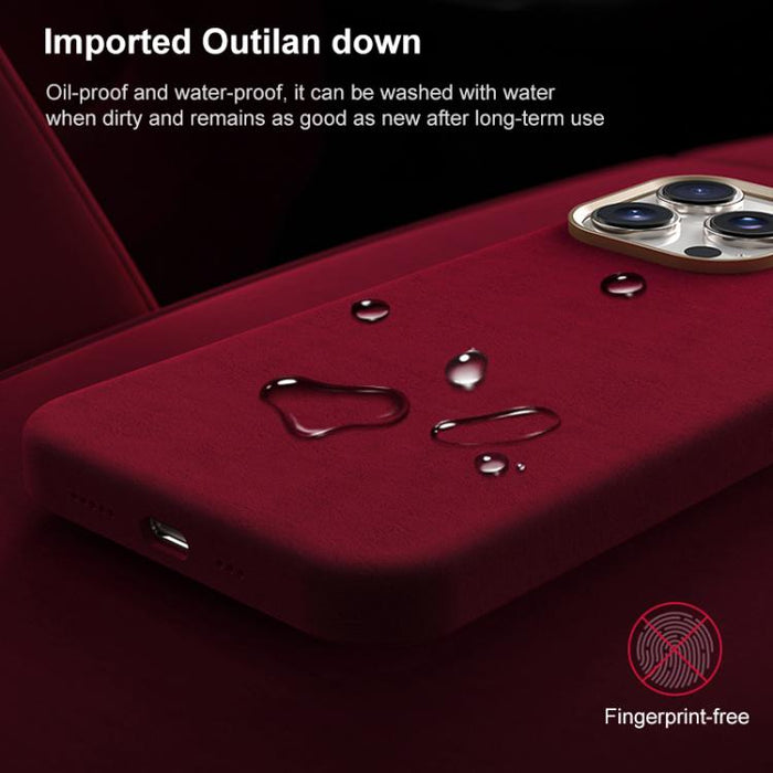 Funda magnética de microfibra y cuero sintético para teléfono móvil de la serie Ottilan, con cobertura total., For iPhone 14 Pro, For iPhone 14 Pro Max, For iPhone 13 Pro Max, For iPhone 13 Pro