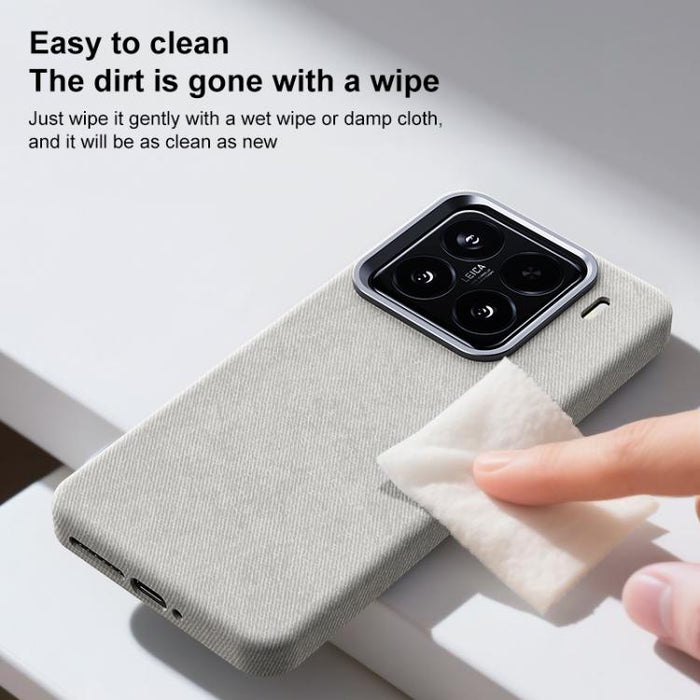 Funda magnética de cobertura total para teléfono con textura de franela, For Xiaomi 15S Pro, For Xiaomi 15 Pro, For Xiaomi 15, For Xiaomi 14 Pro, For Xiaomi 14, For Xiaomi 13 Pro, For Xiaomi 13