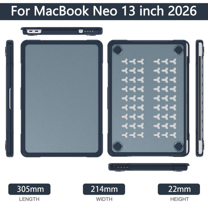 Funda protectora translúcida para portátil, For MacBook Neo 13 inch 2026 A3404