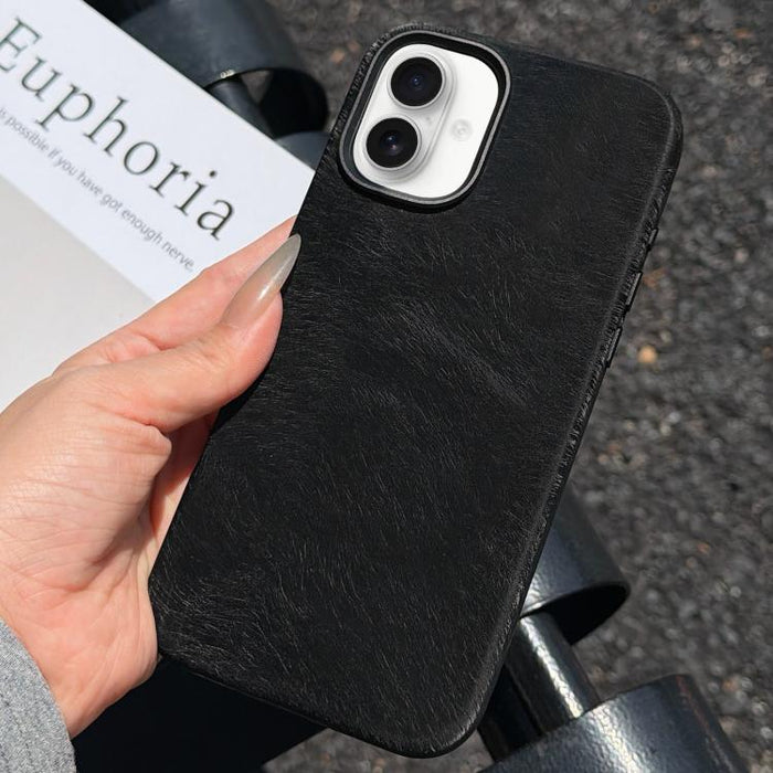 Funda magnética de TPU con diseño de crin de caballo y cobertura total para teléfono, For iPhone 17 Pro Max, For iPhone 17 Pro, For iPhone 17, For iPhone 16 Pro Max, For iPhone 16 Pro, For iPhone 16, For iPhone 15 Pro Max, For iPhone 15 Pro            ...