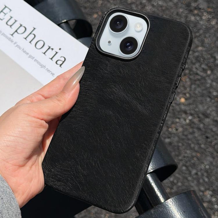 Funda magnética de TPU con diseño de crin de caballo y cobertura total para teléfono, For iPhone 17 Pro Max, For iPhone 17 Pro, For iPhone 17, For iPhone 16 Pro Max, For iPhone 16 Pro, For iPhone 16, For iPhone 15 Pro Max, For iPhone 15 Pro            ...