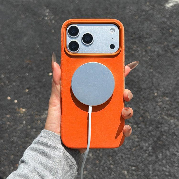 Funda magnética de TPU con diseño de crin de caballo y cobertura total para teléfono, For iPhone 17 Pro Max, For iPhone 17 Pro, For iPhone 17, For iPhone 16 Pro Max, For iPhone 16 Pro, For iPhone 16, For iPhone 15 Pro Max, For iPhone 15 Pro            ...