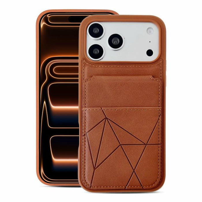 Funda trasera para teléfono con tarjetero vertical multifuncional de piel vegana y cartera plegable para tarjetas., For iPhone 17 Pro Max, For iPhone 17 Pro, For iPhone 17, For iPhone Air, For iPhone 16 Pro Max, For iPhone 16 Pro, For iPhone 16        ...
