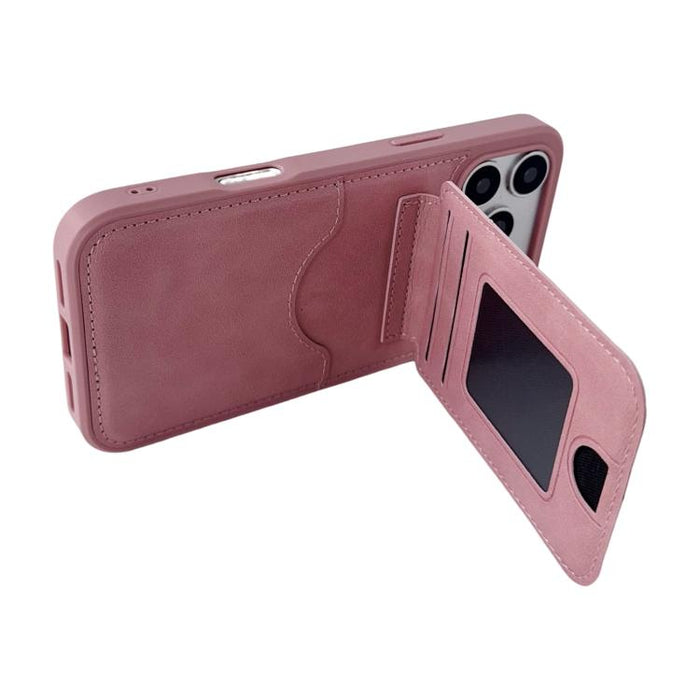 Funda trasera para teléfono con tarjetero vertical multifuncional de piel vegana y cartera plegable para tarjetas., For iPhone 17 Pro Max, For iPhone 17 Pro, For iPhone 17, For iPhone Air, For iPhone 16 Pro Max, For iPhone 16 Pro, For iPhone 16        ...